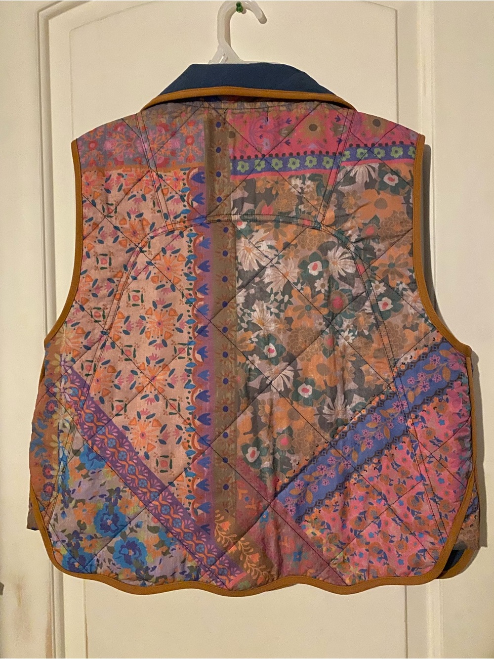 NATURAL LIFE Quilted Jacket in Dusty Blue - Picture 3 of 4